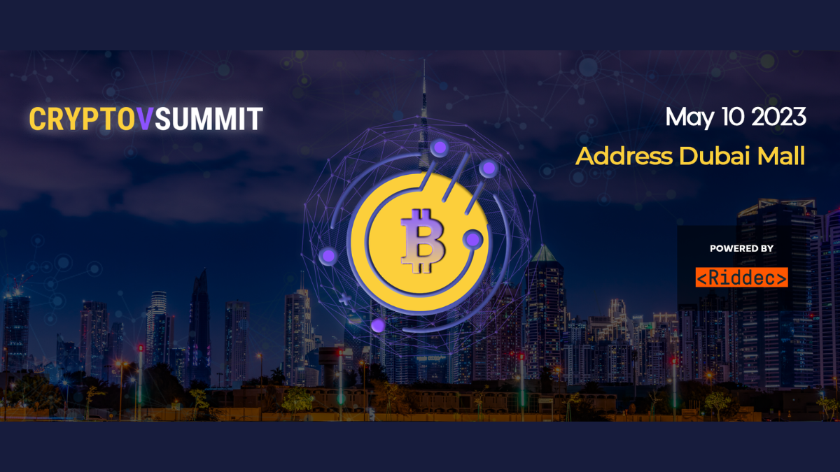 CRYPTOVSUMMIT to Highlight Latest Developments in Cryptocurrency Industry in Dubai on May 10th, 2023